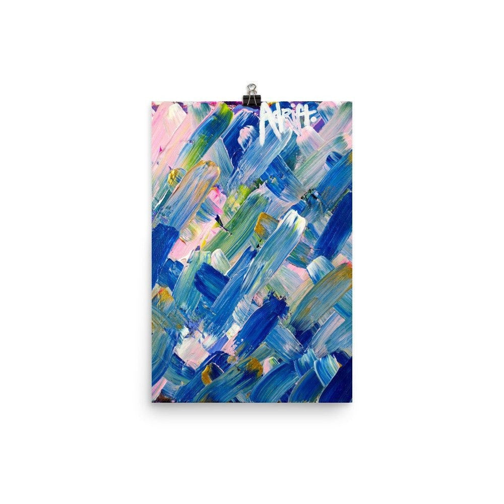 Adrift. Enhanced Matte Paper Poster Abstract Deep