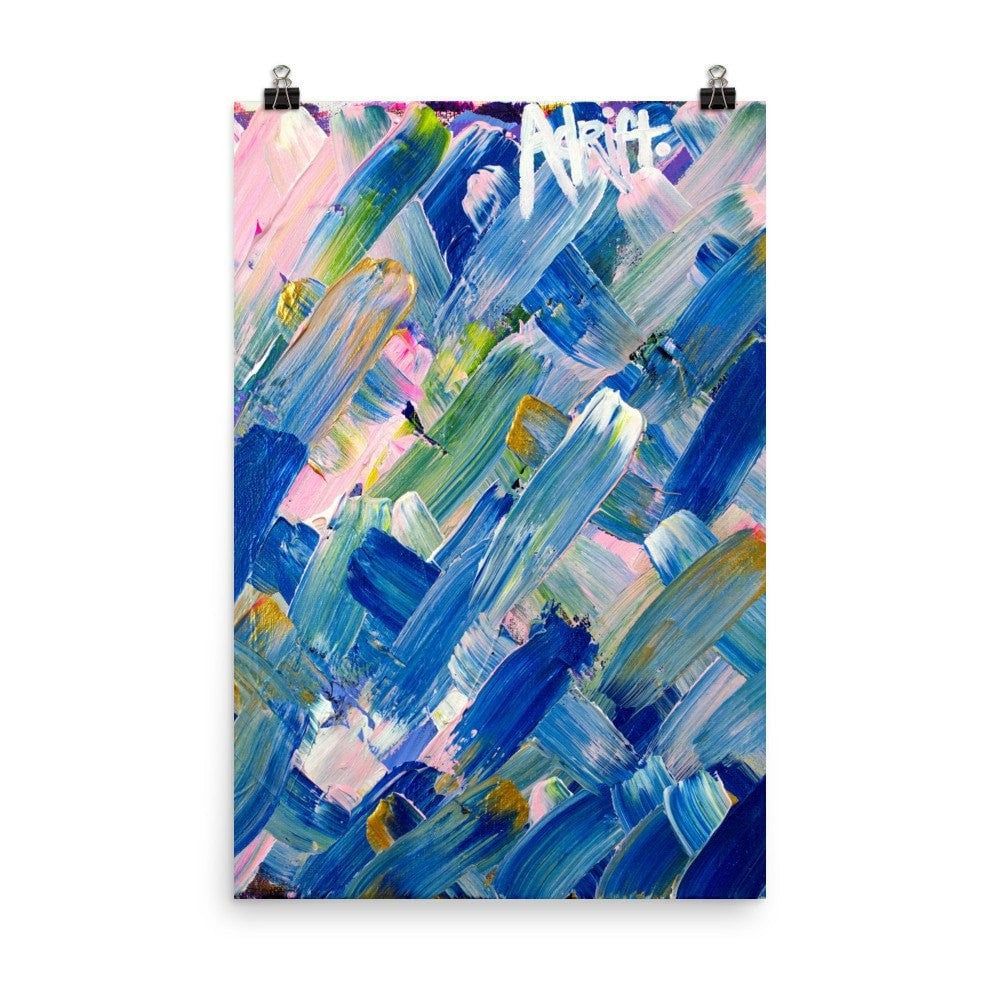 Adrift. Premium Luster Photo Paper Poster Abstract Deep