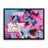 All That I Need. Enhanced Matte Paper Framed Poster Abstract Deep