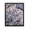 Amends. Enhanced Matte Paper Framed Poster Abstract Deep