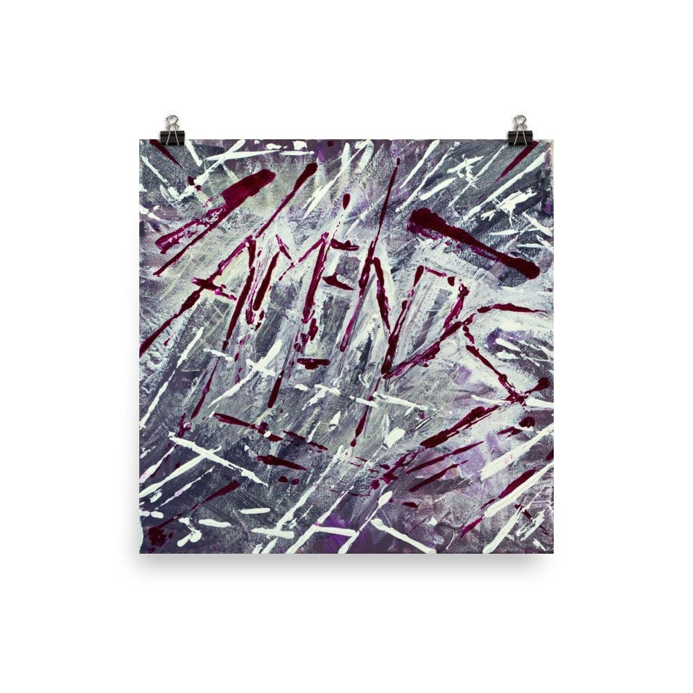 Amends. Premium Luster Photo Paper Poster Abstract Deep
