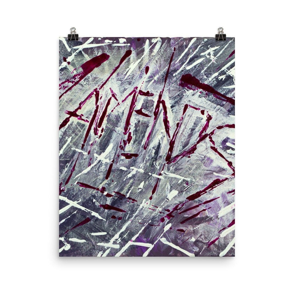 Amends. Premium Luster Photo Paper Poster Abstract Deep