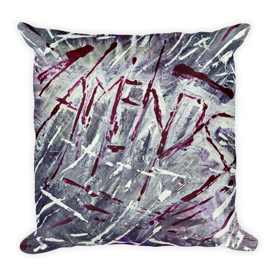 Amends. Square Pillow Abstract Deep
