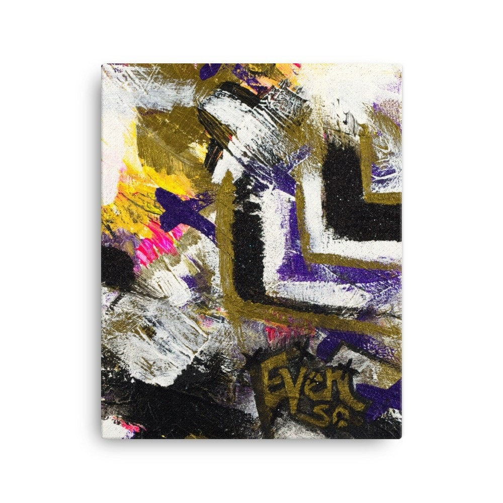 Even So. Canvas Abstract Deep