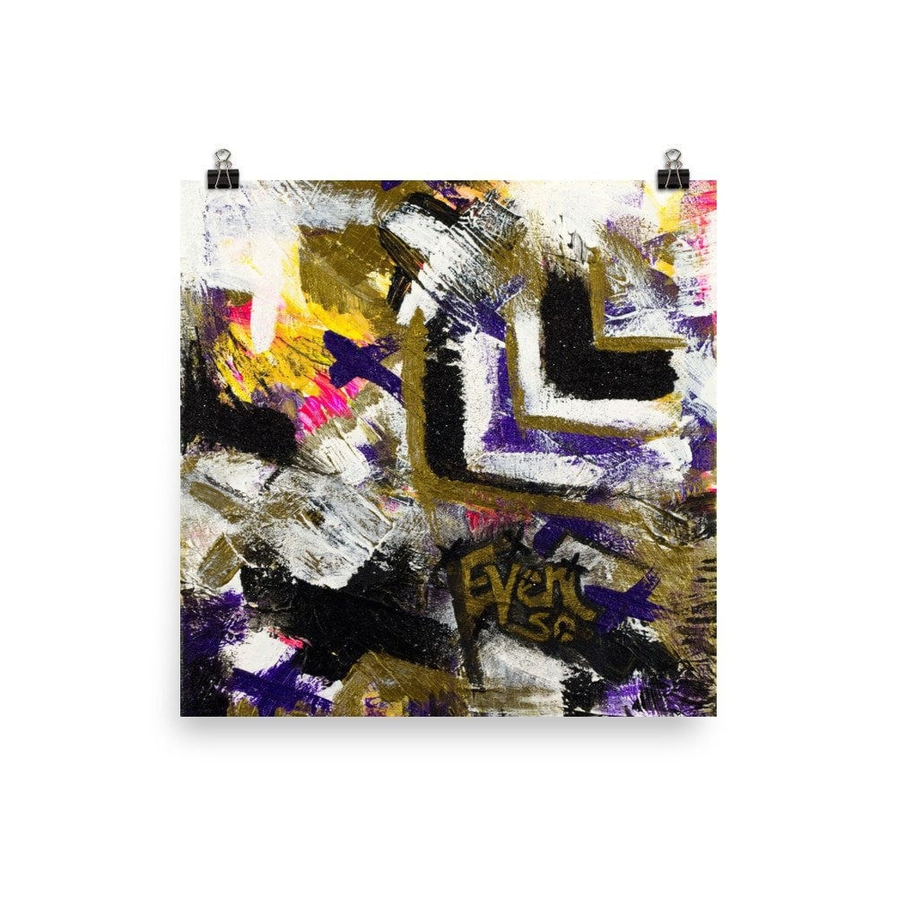 Even So. Enhanced Matte Paper Poster Abstract Deep