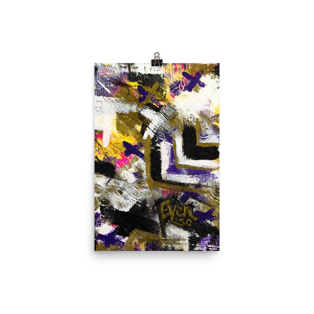 Even So. Enhanced Matte Paper Poster Abstract Deep