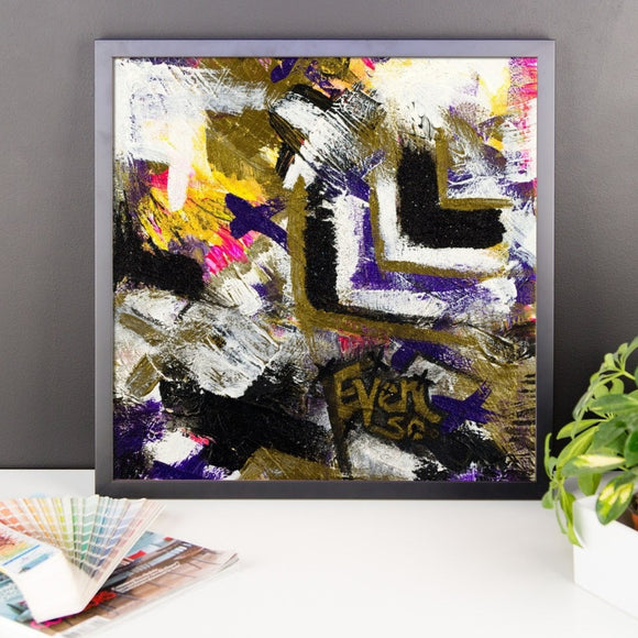 Even So. Premium Luster Photo Paper Framed Poster Abstract Deep