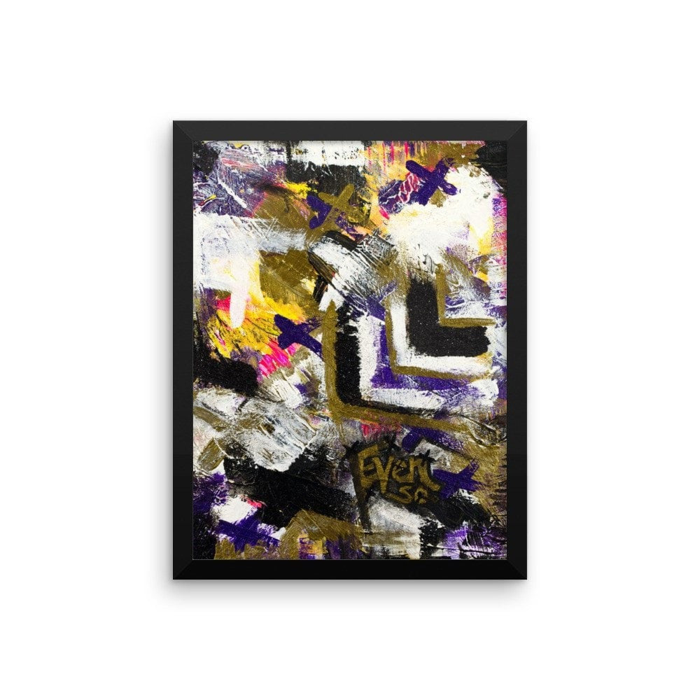 Even So. Premium Luster Photo Paper Framed Poster Abstract Deep