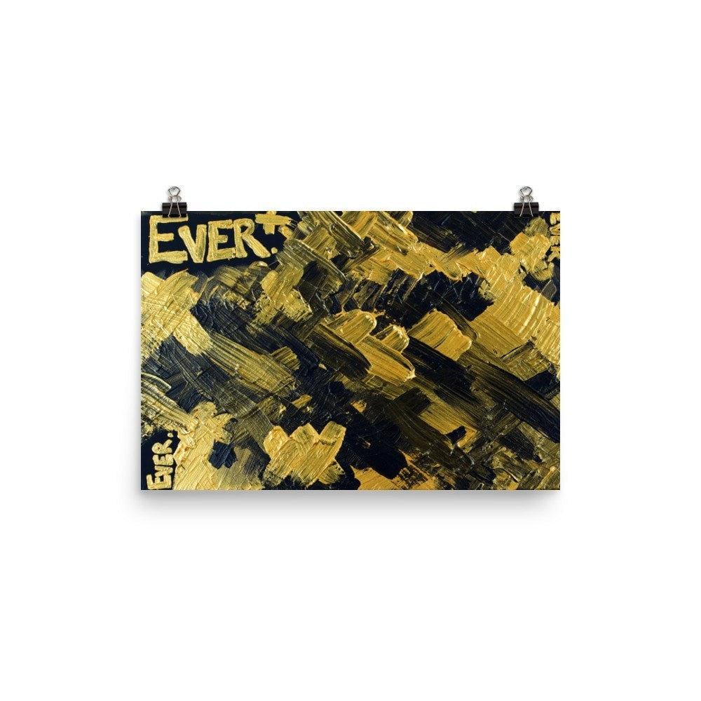 Ever. Premium Luster Photo Paper Poster Abstract Deep