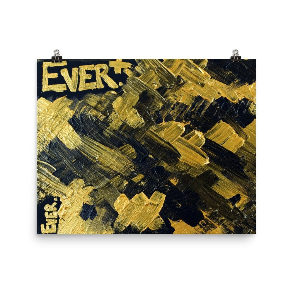 Ever. Premium Luster Photo Paper Poster Abstract Deep