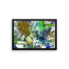 For Now. Enhanced Matte Paper Framed Poster Abstract Deep