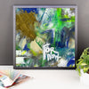 For Now. Premium Luster Photo Paper Framed Poster Abstract Deep