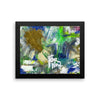 For Now. Premium Luster Photo Paper Framed Poster Abstract Deep