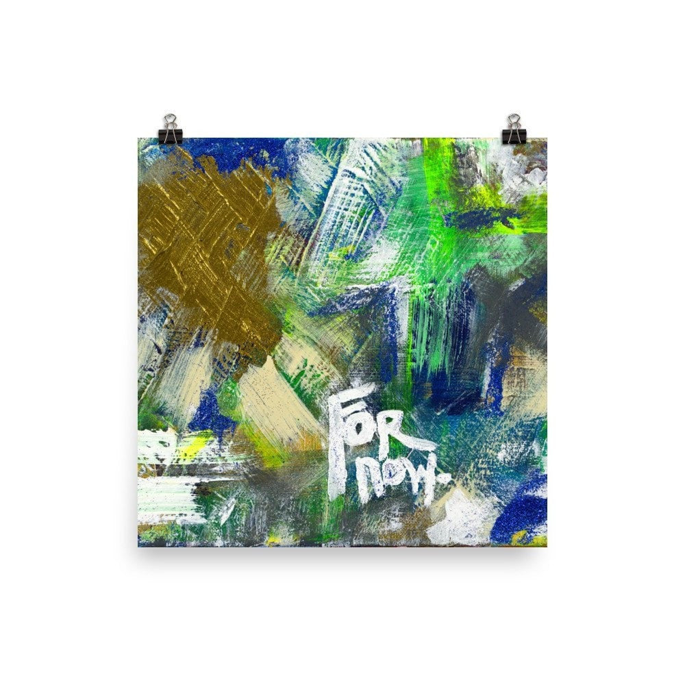 For Now. Premium Luster Photo Paper Poster Abstract Deep