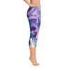 Hey You Good? Capri Leggings Abstract Deep