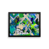 How Did This Even Happen. Enhanced Matte Paper Framed Poster Abstract Deep