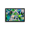 How Did This Even Happen. Enhanced Matte Paper Framed Poster Abstract Deep