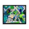 How Did This Even Happen. Enhanced Matte Paper Framed Poster Abstract Deep