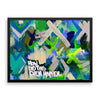 How Did This Even Happen. Enhanced Matte Paper Framed Poster Abstract Deep