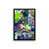 Is This What You Want. Enhanced Matte Paper Framed Poster Abstract Deep