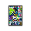 Is This What You Want. Premium Luster Photo Paper Framed Poster Abstract Deep