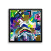 Is This What You Want. Premium Luster Photo Paper Framed Poster Abstract Deep