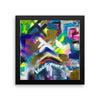 Is This What You Want. Premium Luster Photo Paper Framed Poster Abstract Deep