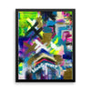Is This What You Want. Premium Luster Photo Paper Framed Poster Abstract Deep