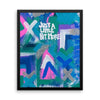 Just A Little Bit More. Premium Luster Photo Paper Framed Poster Abstract Deep