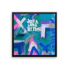 Just A Little Bit More. Premium Luster Photo Paper Framed Poster Abstract Deep