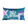 Just A Little Bit More. Rectangular Pillow Abstract Deep