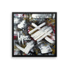 Lapse. Enhanced Matte Paper Framed Poster Abstract Deep