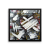 Lapse. Enhanced Matte Paper Framed Poster Abstract Deep