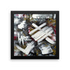 Lapse. Enhanced Matte Paper Framed Poster Abstract Deep