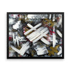 Lapse. Enhanced Matte Paper Framed Poster Abstract Deep