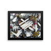 Lapse. Enhanced Matte Paper Framed Poster Abstract Deep