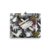 Lapse. Enhanced Matte Paper Poster Abstract Deep
