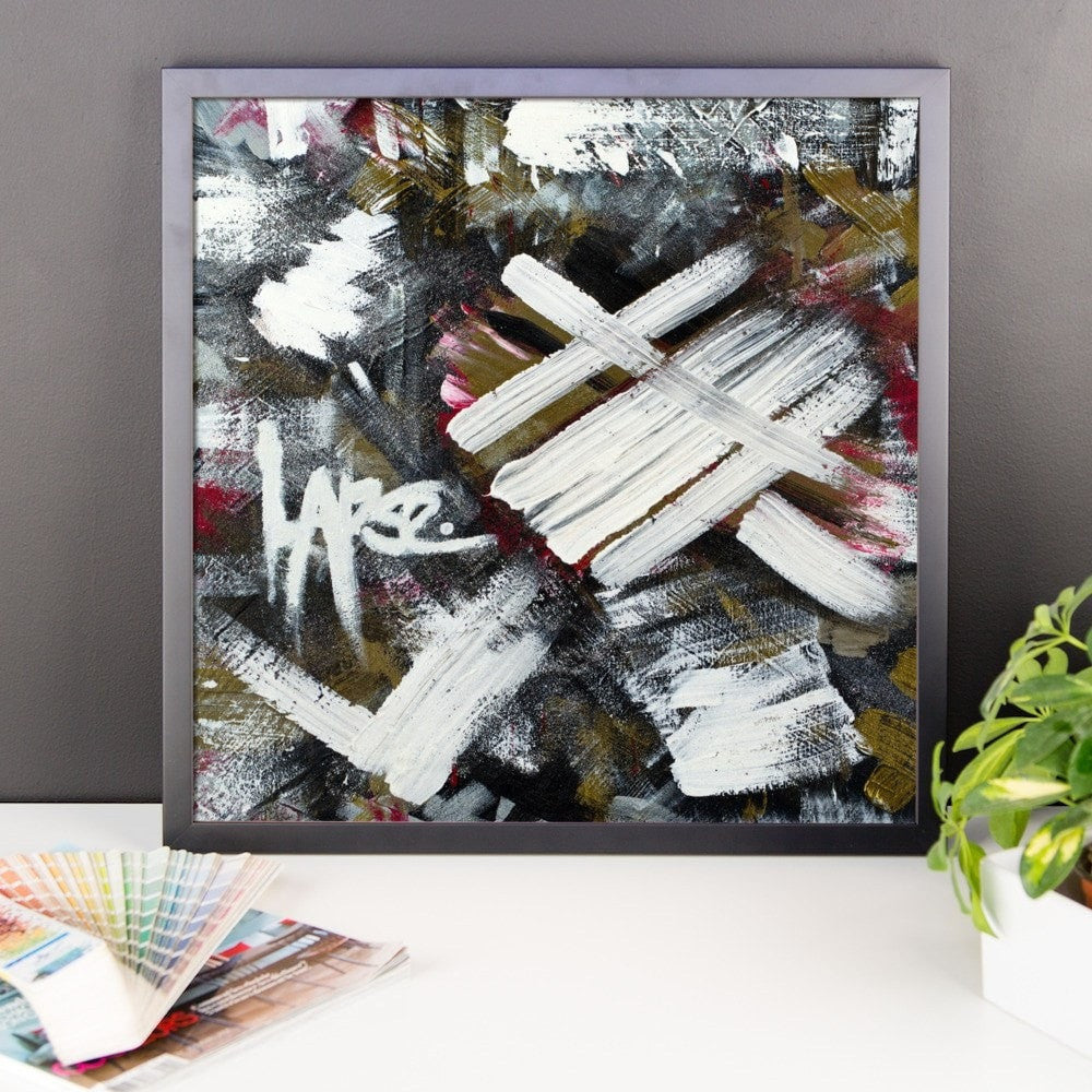Lapse. Premium Luster Photo Paper Framed Poster Abstract Deep
