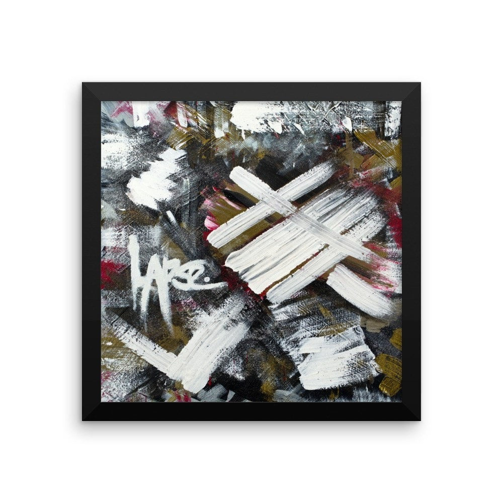 Lapse. Premium Luster Photo Paper Framed Poster Abstract Deep