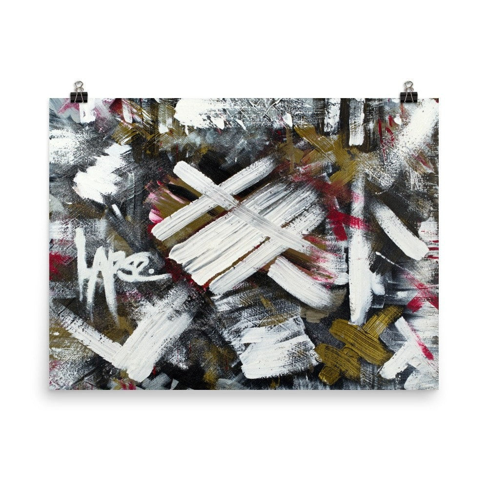 Lapse. Premium Luster Photo Paper Poster Abstract Deep