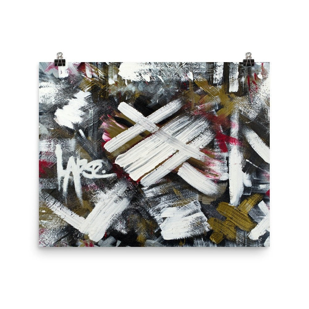Lapse. Premium Luster Photo Paper Poster Abstract Deep