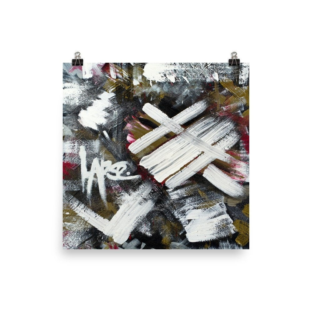 Lapse. Premium Luster Photo Paper Poster Abstract Deep