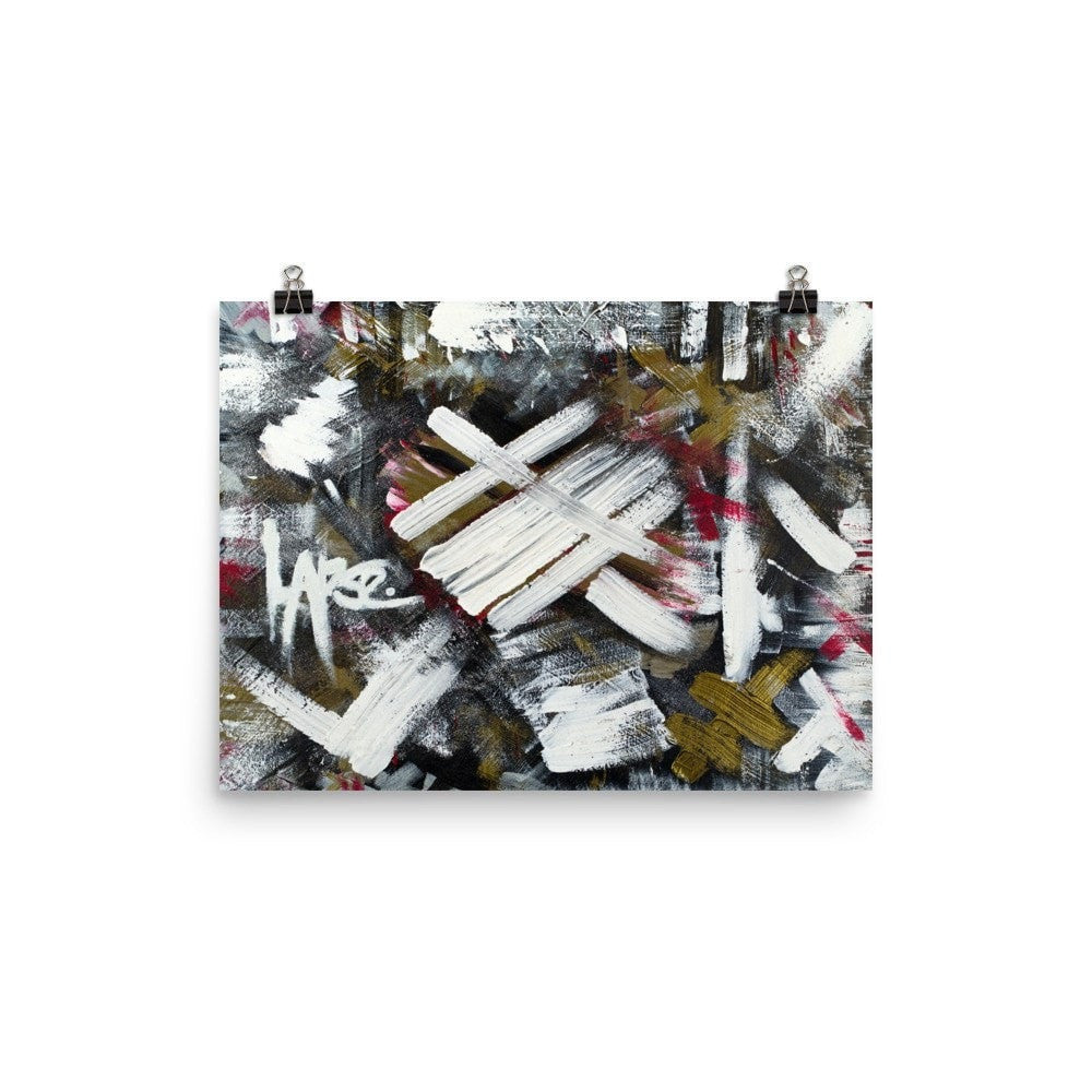Lapse. Premium Luster Photo Paper Poster Abstract Deep