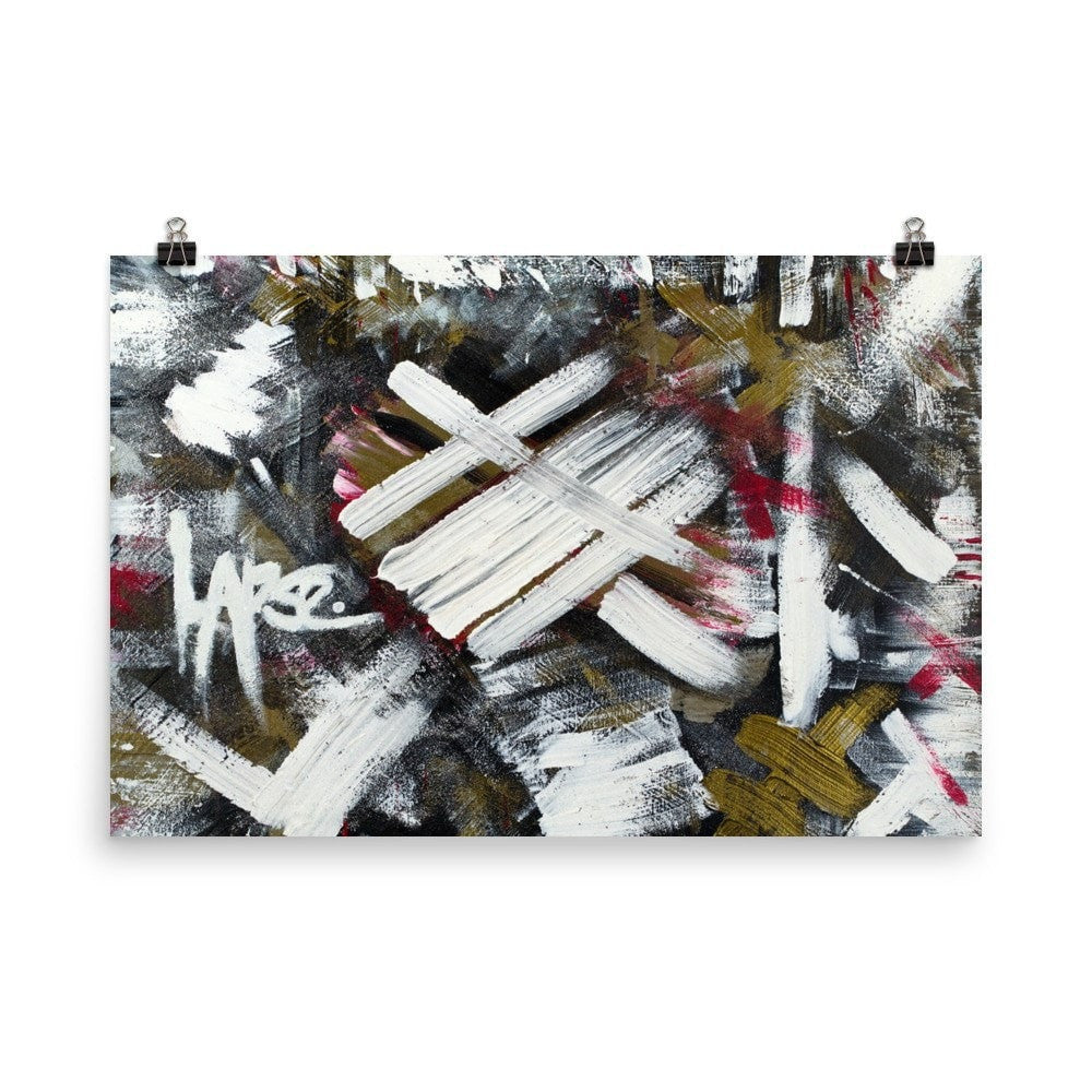 Lapse. Premium Luster Photo Paper Poster Abstract Deep