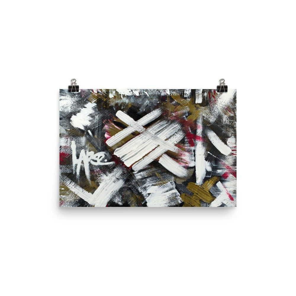 Lapse. Premium Luster Photo Paper Poster Abstract Deep