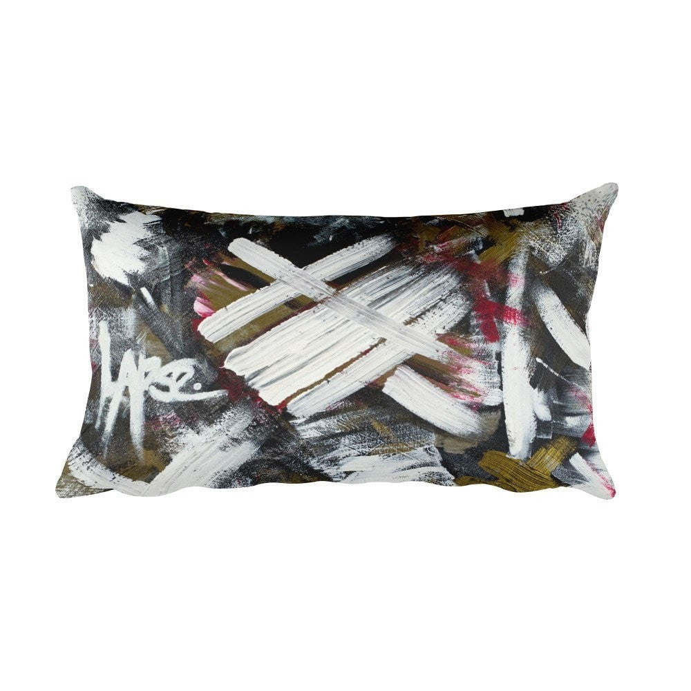 Lapse. Rectangular Pillow Abstract Deep