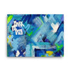 Mark My Path. Canvas Abstract Deep
