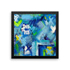 Mark My Path. Enhanced Matte Paper Framed Poster Abstract Deep
