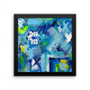 Mark My Path. Enhanced Matte Paper Framed Poster Abstract Deep