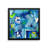 Mark My Path. Enhanced Matte Paper Framed Poster Abstract Deep